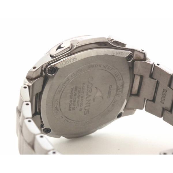 OCEANUS カシオ オシアナス 時計 OCW-T100 チタン 白文字盤 電波 OCEANUS カシオ オシアナス 時計 OCW-T100 チタン 白文字盤 電波