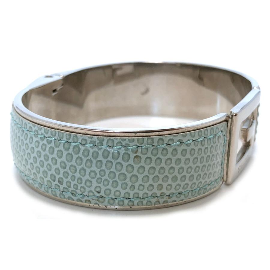 GUCCI バングル ブレスレット レザーメッシュ