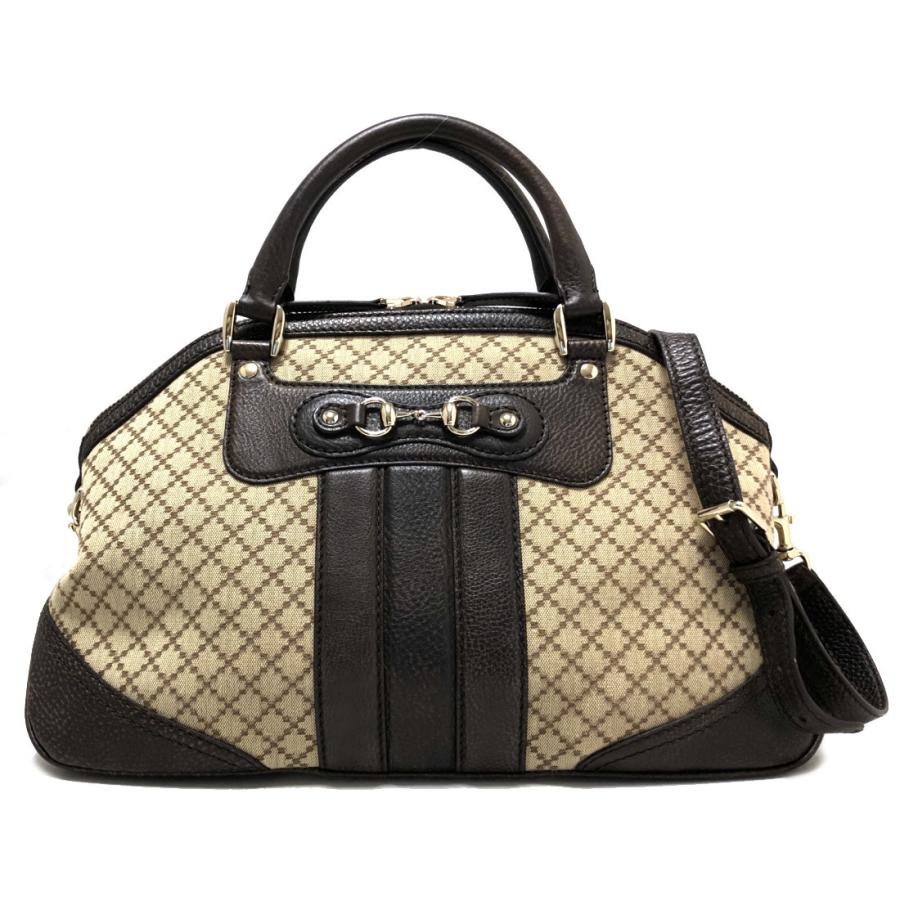 美品 グッチ ハンドバッグ ディアマンテ 247286 ショルダーバッグ 2WAY