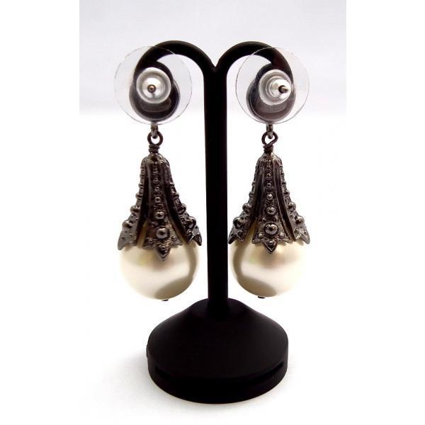 豪華ラッピング無料 シャネル ピアス ｃｈａｎｅｌ シャネル ピアス フェイクパール ココマーク ぶら下がりピアス メンズアクセサリー Nachoarimany Com