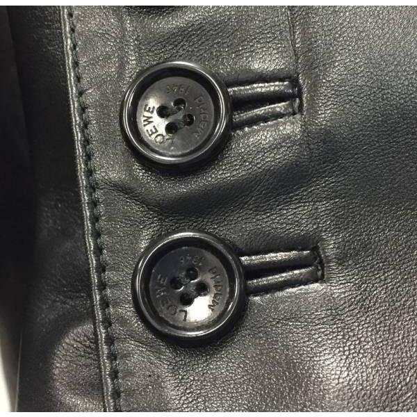 LOEWE（ロエベ） レザー ジャケット ブラック レディース : ブラン