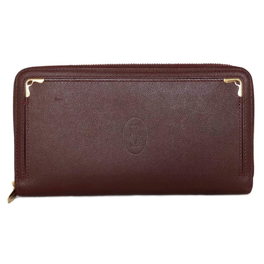 現行 使用感なし カルティエ マストドゥ インターナショナルウォレット  