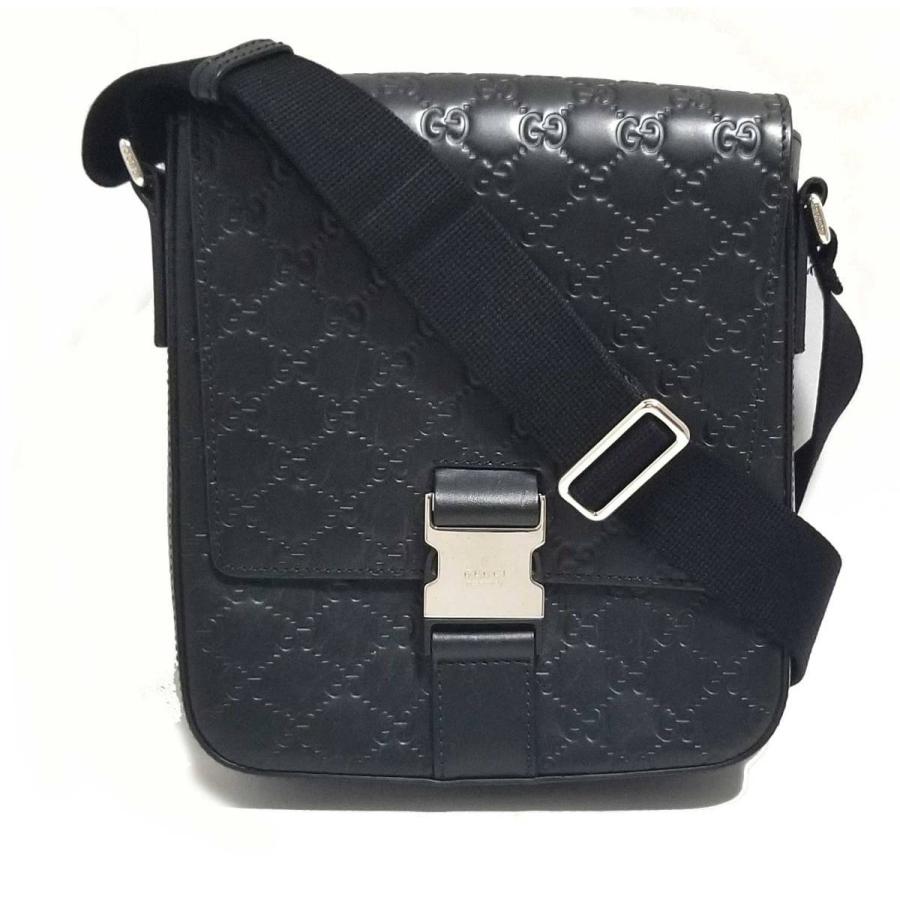 GUCCI グッチ ショルダーバッグ シグネチャー レザー GG グッチシマ 