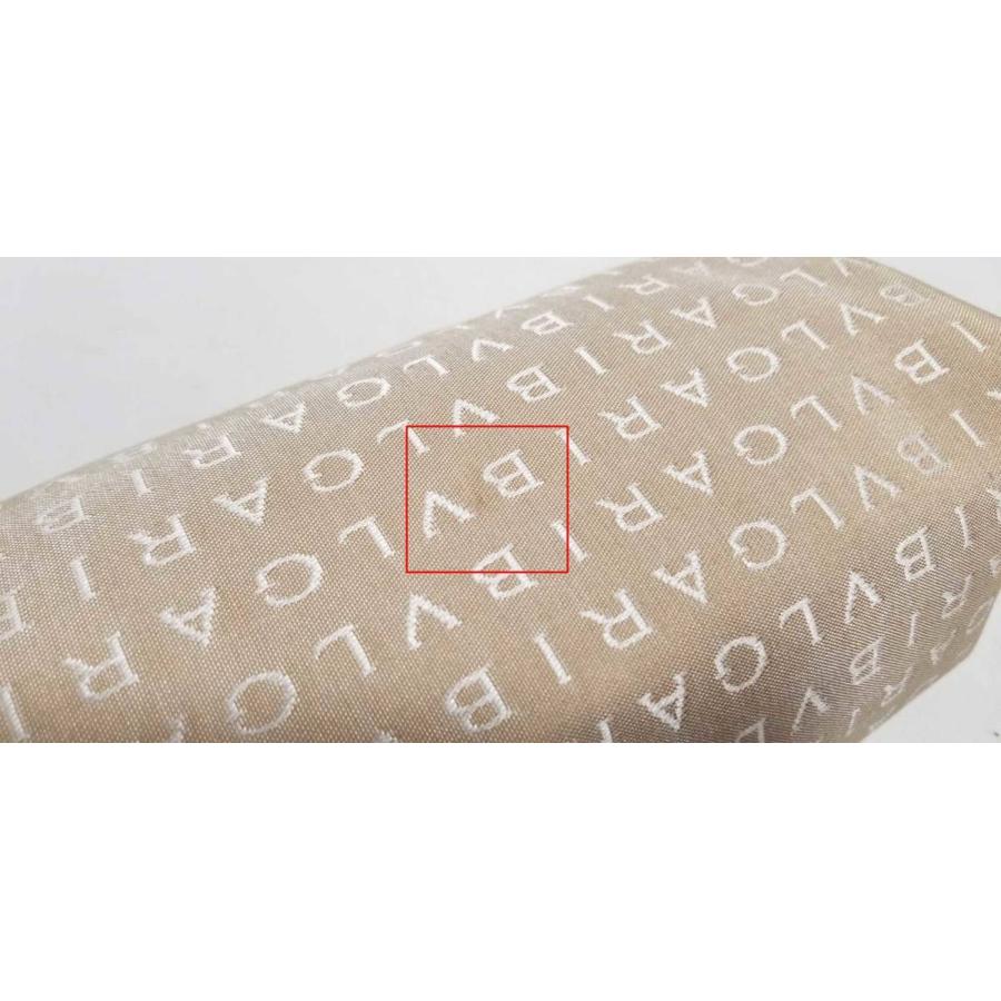 BVLGARI ブルガリ 大きめ 25cm ポーチ セカンドバッグ ロゴマニア  