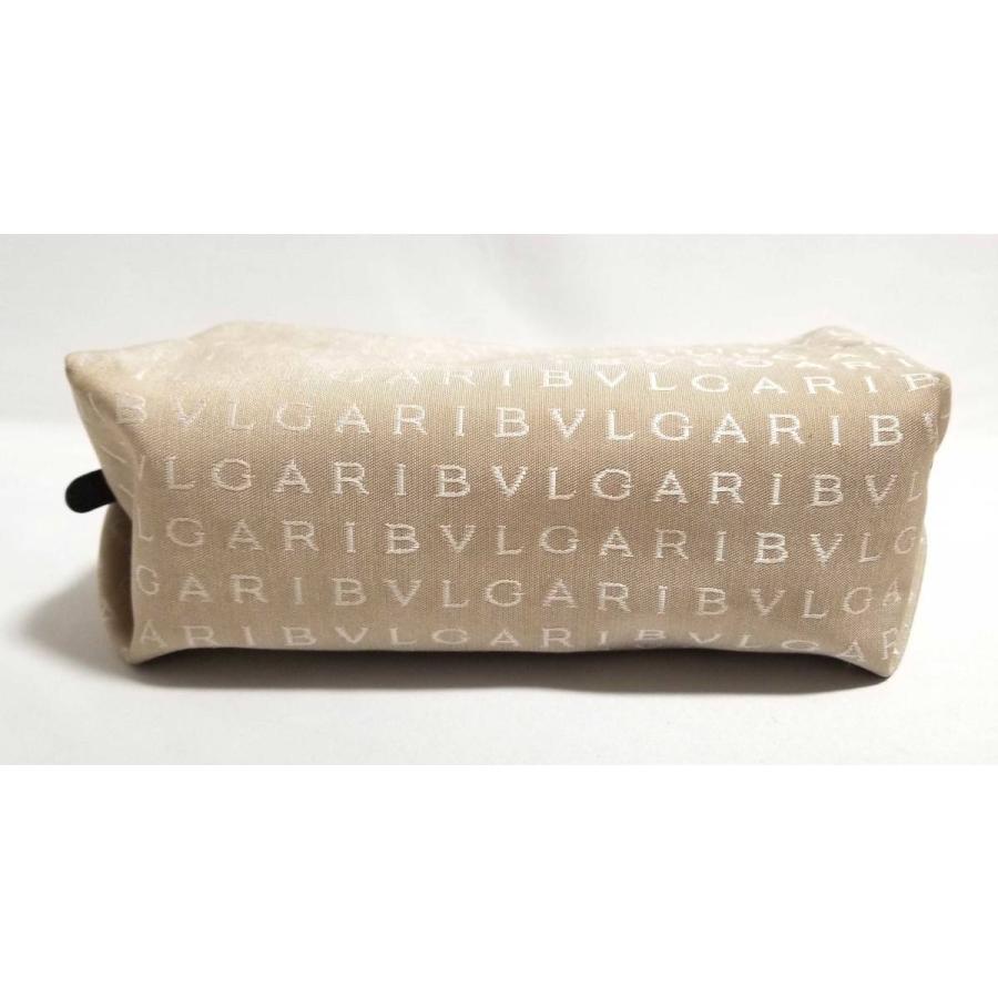 BVLGARI ブルガリ 大きめ 25cm ポーチ セカンドバッグ ロゴマニア  