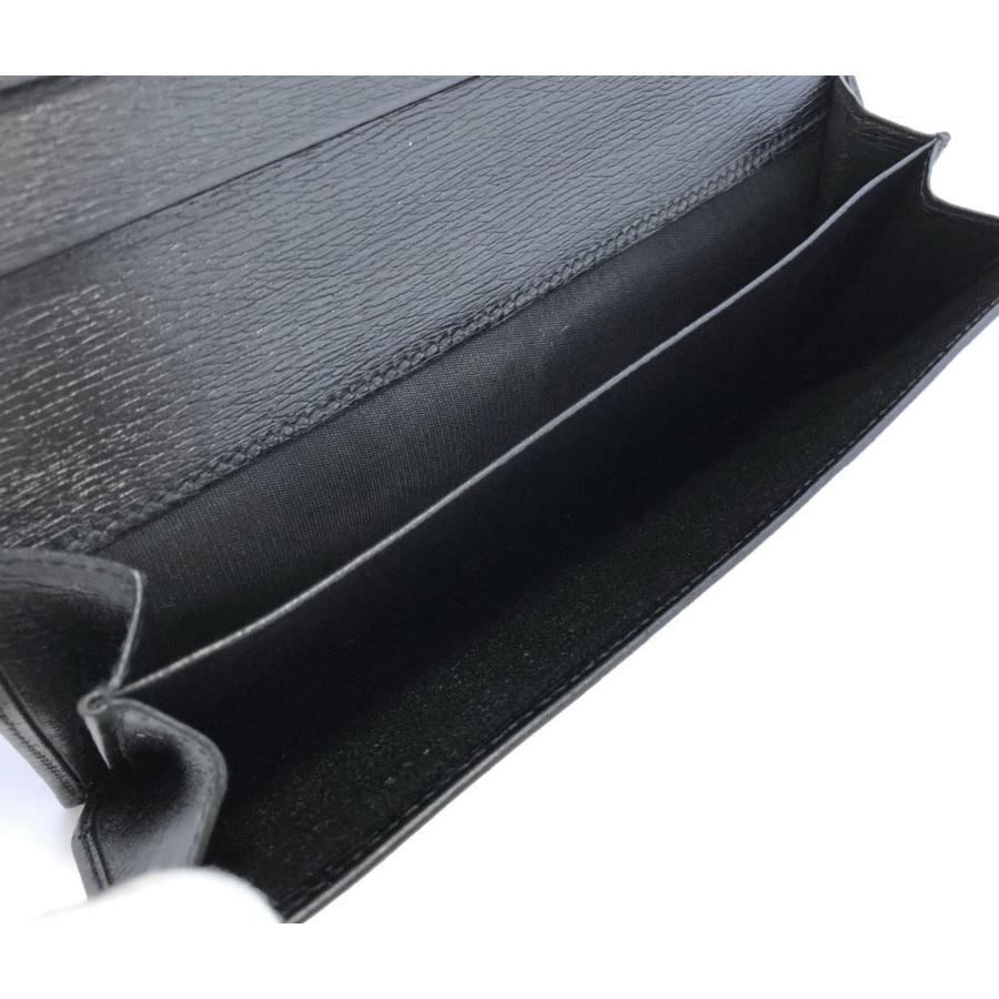 GUCCI（グッチ） 良好 長財布 レザー ブラック 黒 ジャッキー クリップ