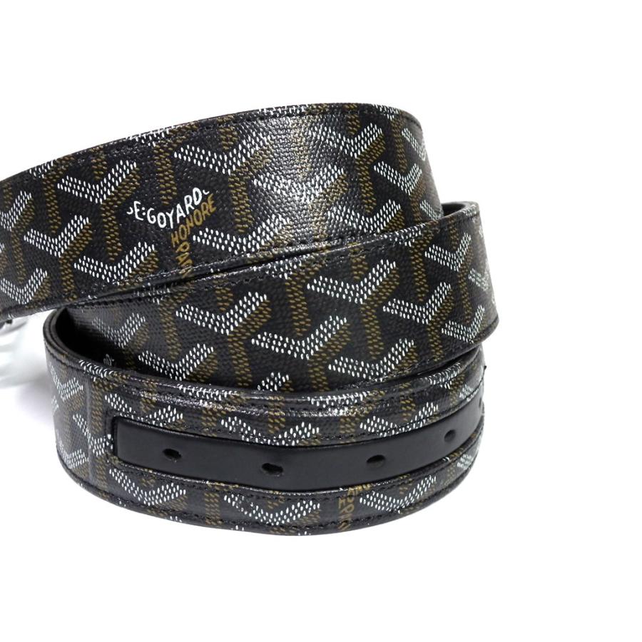 美品 ゴヤール ベルト ブラック 黒 110cm ヘリテージ メンズ レディース GOYARD s627990710ブランディール