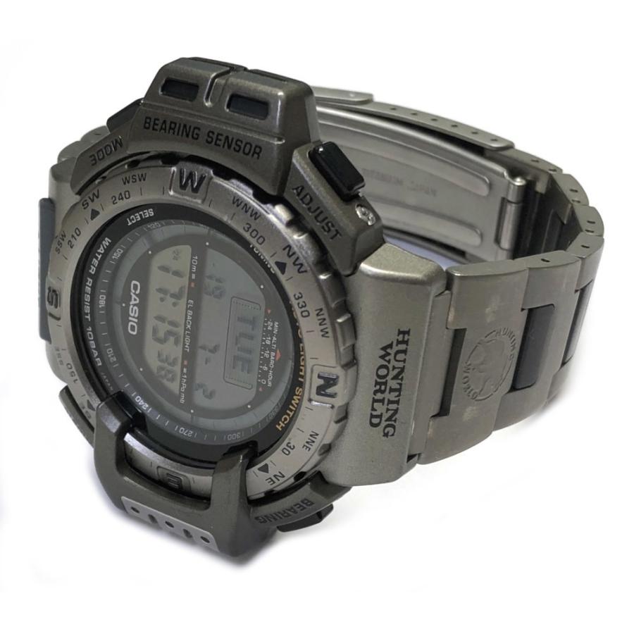 CASIO プロトレック ハンティングワールド PRT-420 チタン