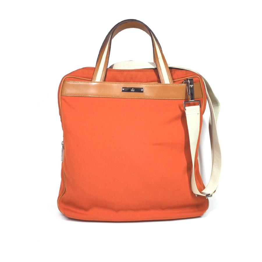 良好 グッチ ２way バッグ ショルダーバッグ メンズ レディース キャンバス ロゴ トートバッグ オレンジ Gucci S ブランディールyahoo ショップ 通販 Yahoo ショッピング
