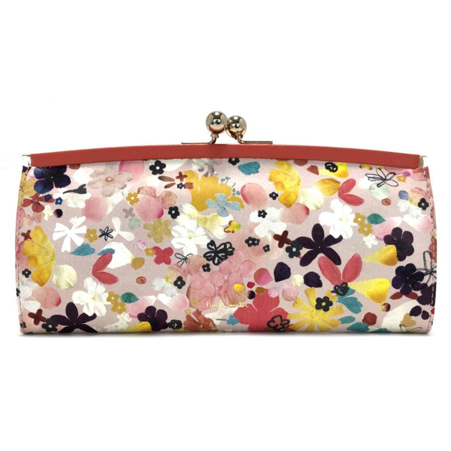 未使用 ポールスミス 花柄 長財布 がま口 ペタルプリント レディース 財布 ピンク レザー Paul Smith Pwd763 S ブランディールyahoo ショップ 通販 Yahoo ショッピング
