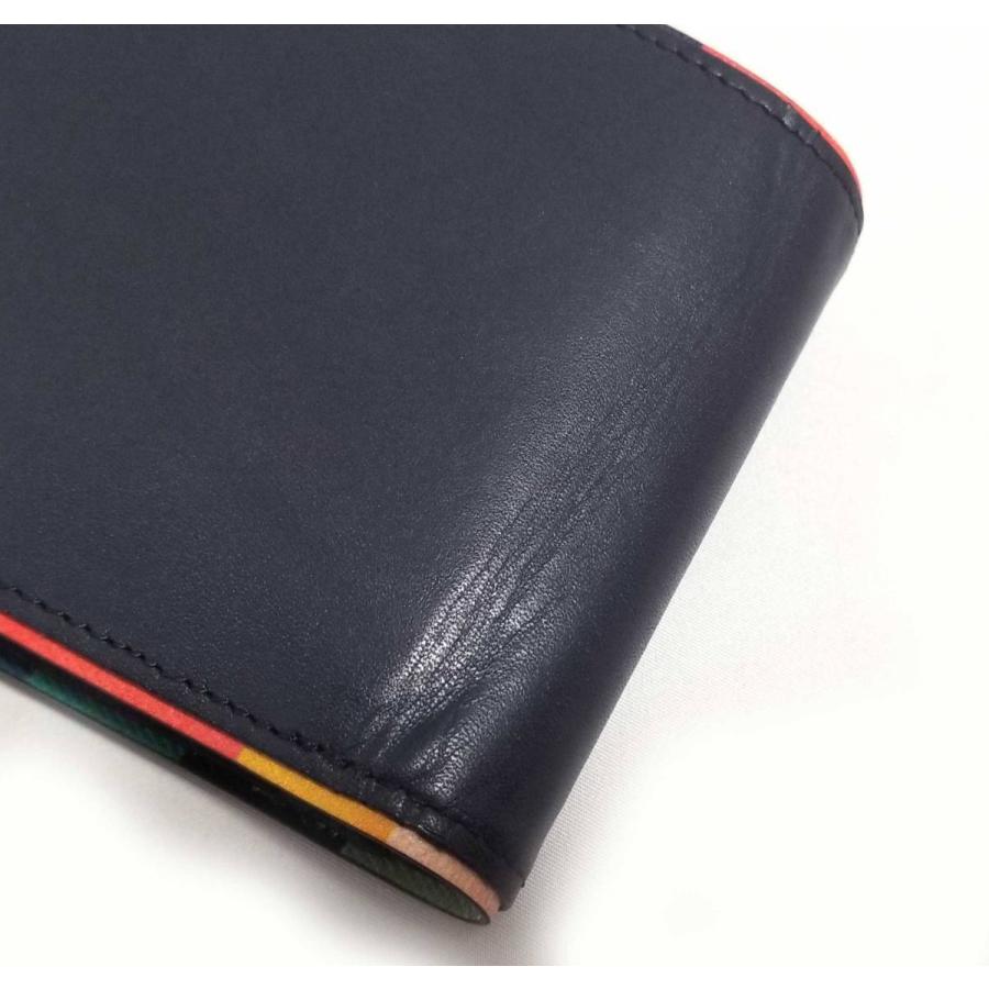 Paul Smith（ポール・スミス） 未使用 財布 二つ折り メンズ ネイビー
