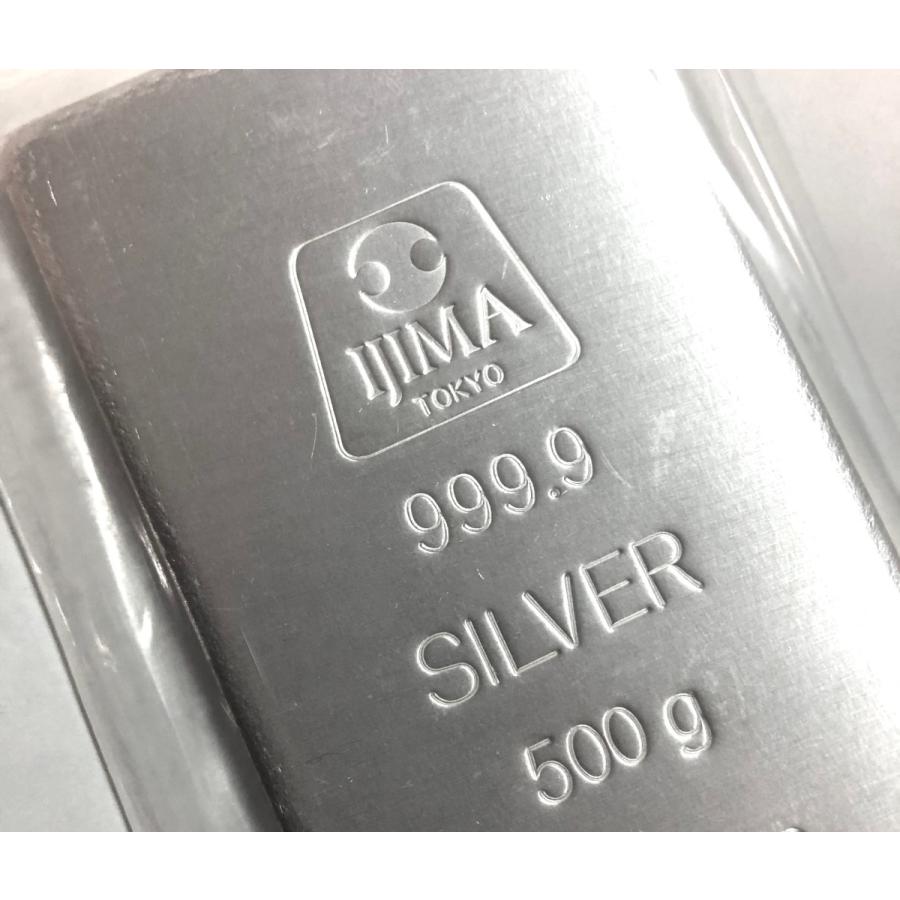 新品】【未開封】井嶋金銀工業 純銀 インゴット ingot 500ｇ×2本セット