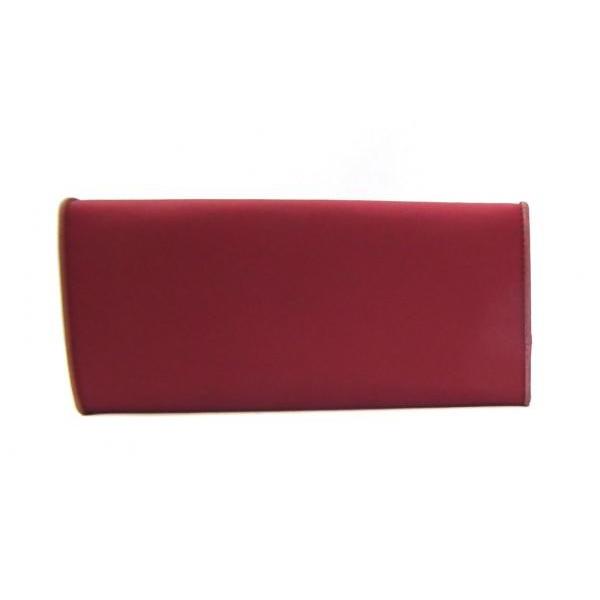 PRADA 赤 リボン付き 長財布(美品) プラダ長財布リボン赤レッド