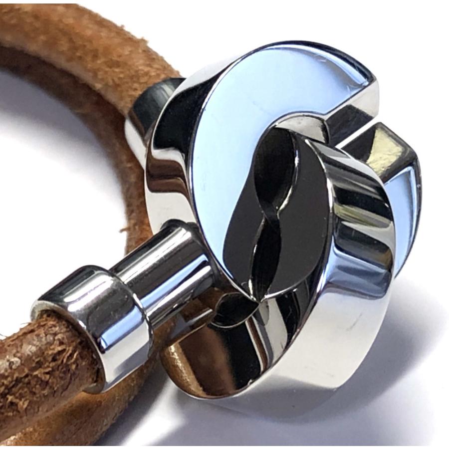 エルメス チョーカー レザー ランスロット シルバー金具 革製  