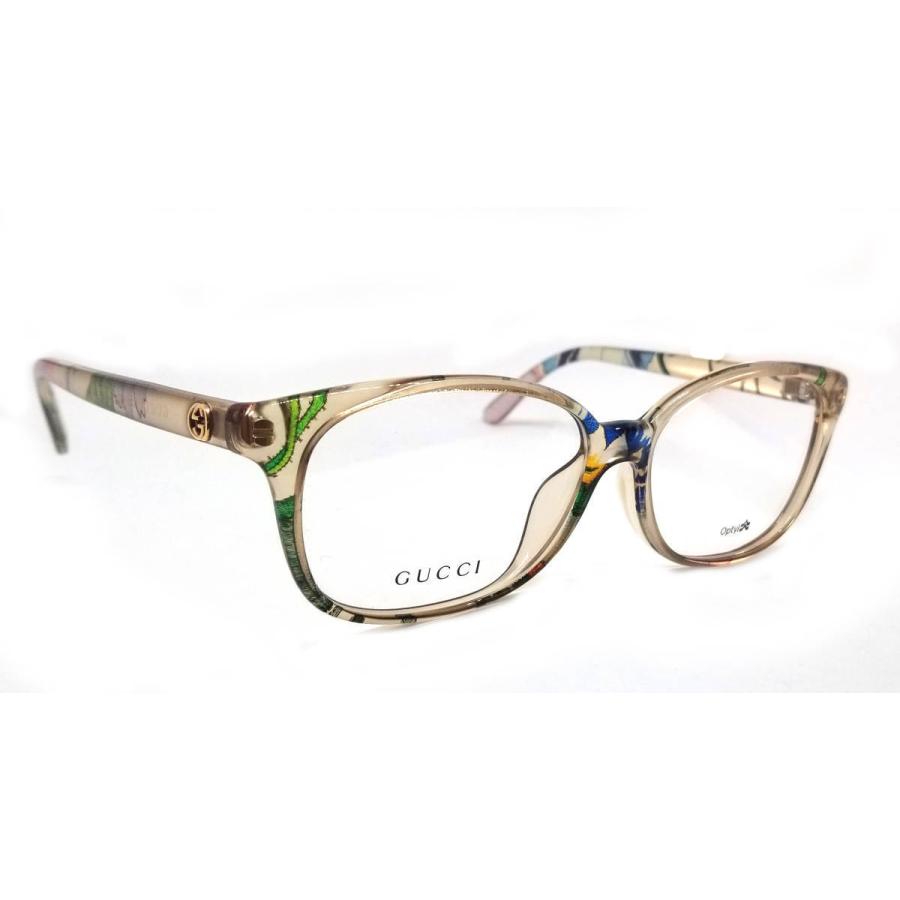 141未着用未使用品グッチフローラルメガネフレーム男女兼用 - メルカリ  