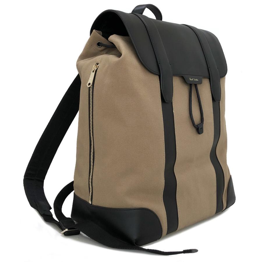 Paul Smith スクエアレザーリュック ポールスミスレザースクエア