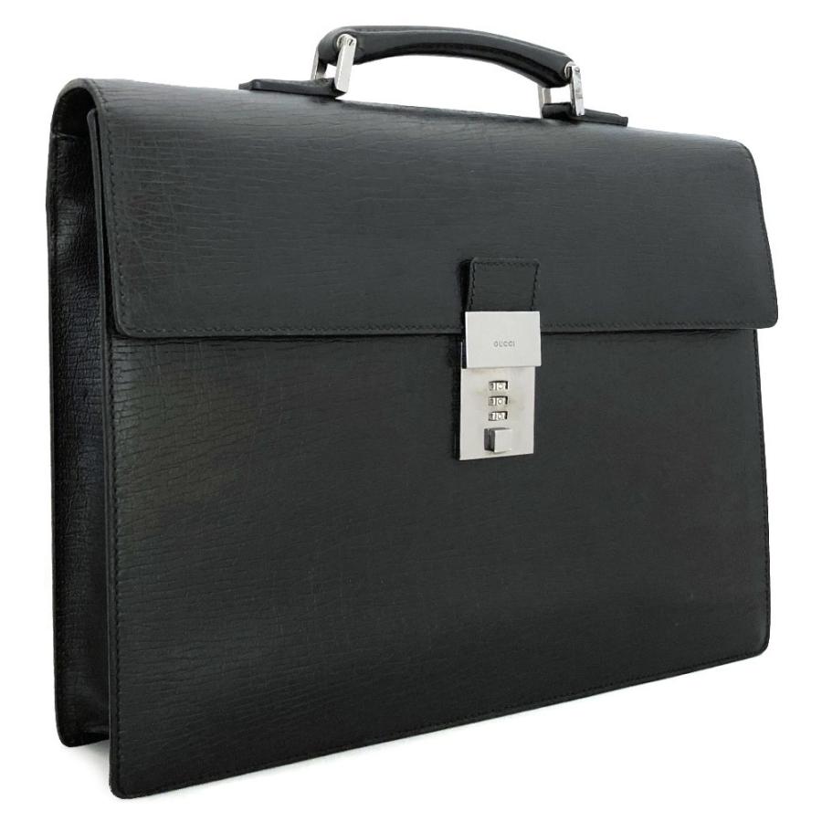 グッチ ビジネスバッグ 書類かばん ブリーフケース 型押し レザー ダイヤルロック ブラック 黒 メンズ 紳士用 書類カバン Gucci U ブランディールyahoo ショップ 通販 Yahoo ショッピング