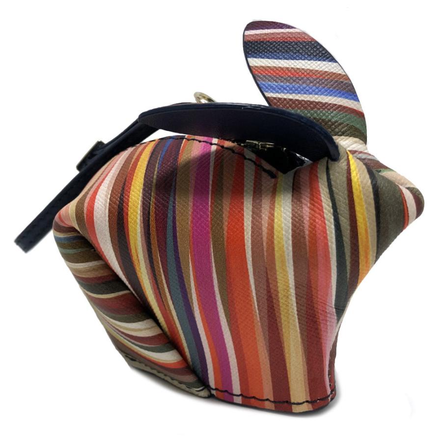 Paul Smith ウサギ型コインケース ストライプPWD381