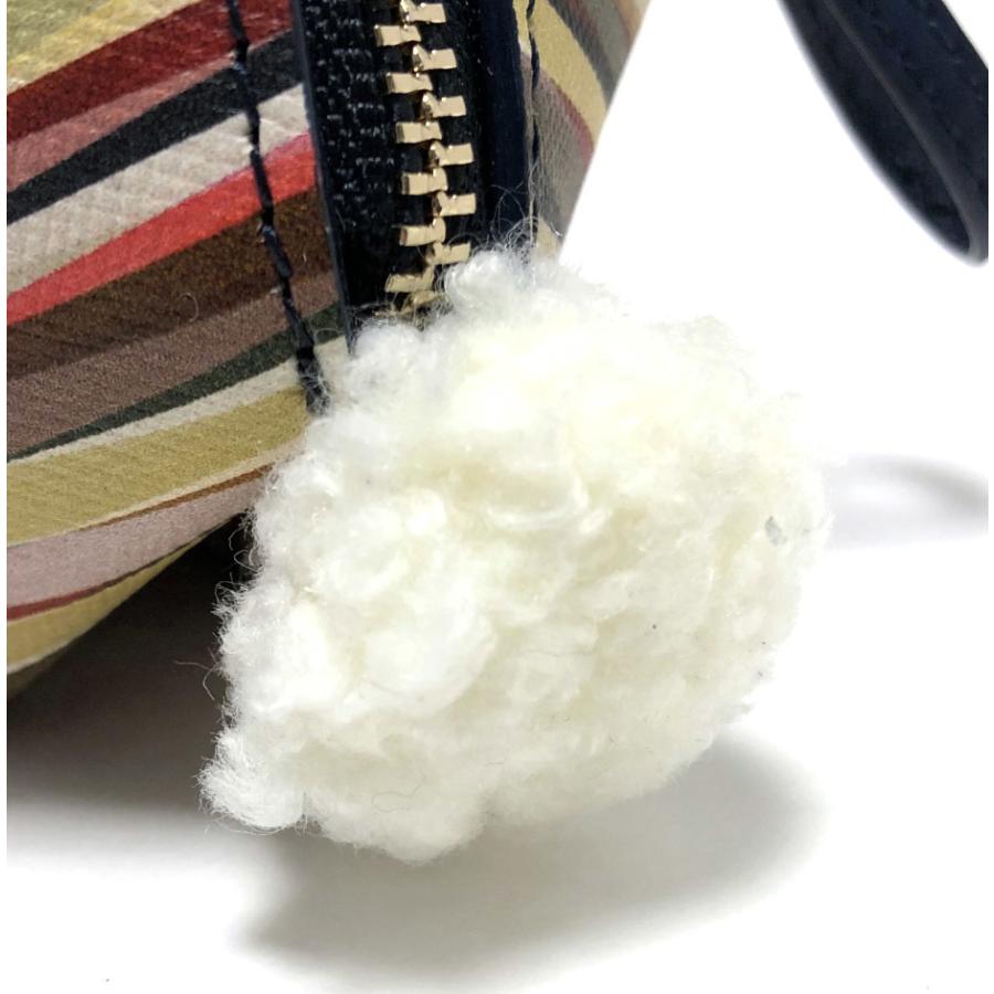 Paul Smith ウサギ型コインケース ストライプPWD381