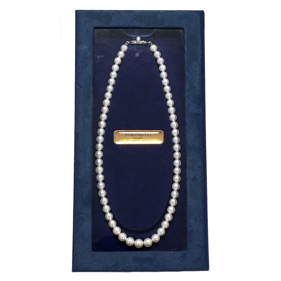 MIKIMOTO 新品同様 ミキモト パール ネックレス JAL 日本航空 アコヤ 