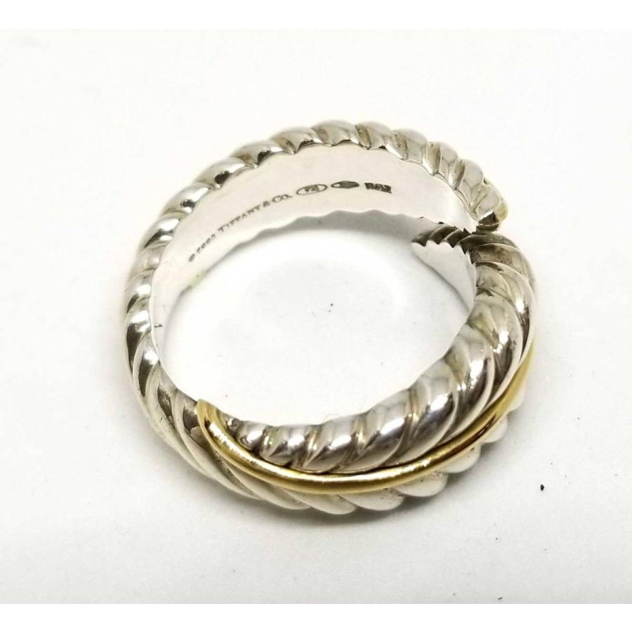 TIFFANY&Co. 美品 ティファニー コンビ リング 指輪 リーフ 葉 TIFFANY&Co. 美品 ティファニー コンビ リング 指輪 リーフ 葉
