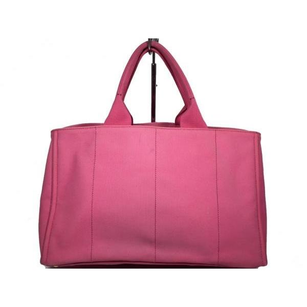 PRADA 【値下げ】プラダ カナパトートバッグ ピンク BN1872 カード付 