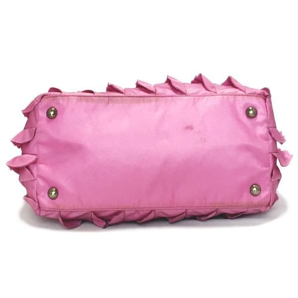 プラダ フリル トートバッグ ピンク BN1734 ハワイ限定  