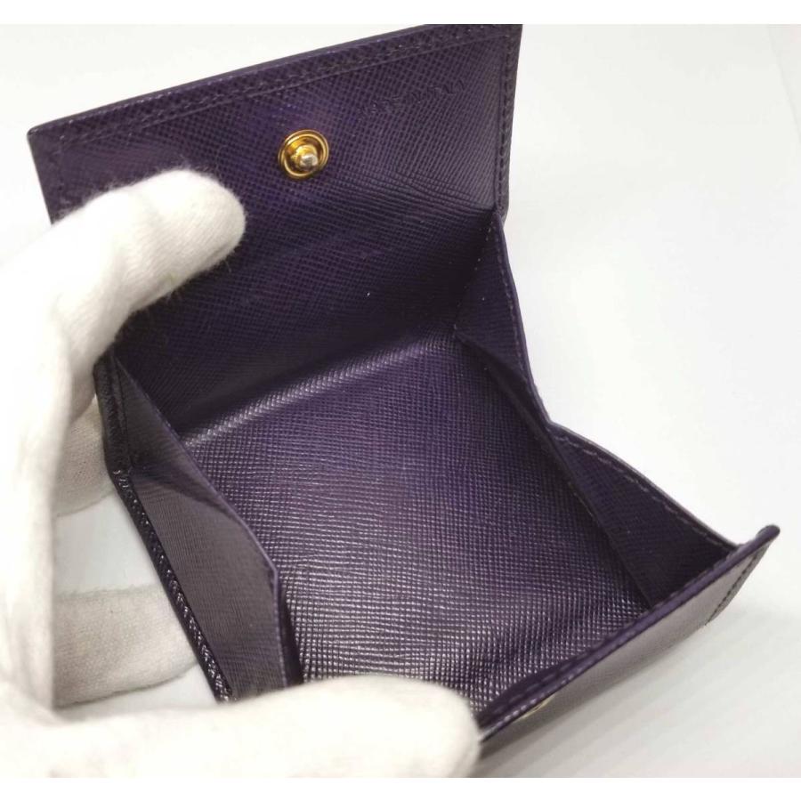 PRADA パープル コインケース 紫