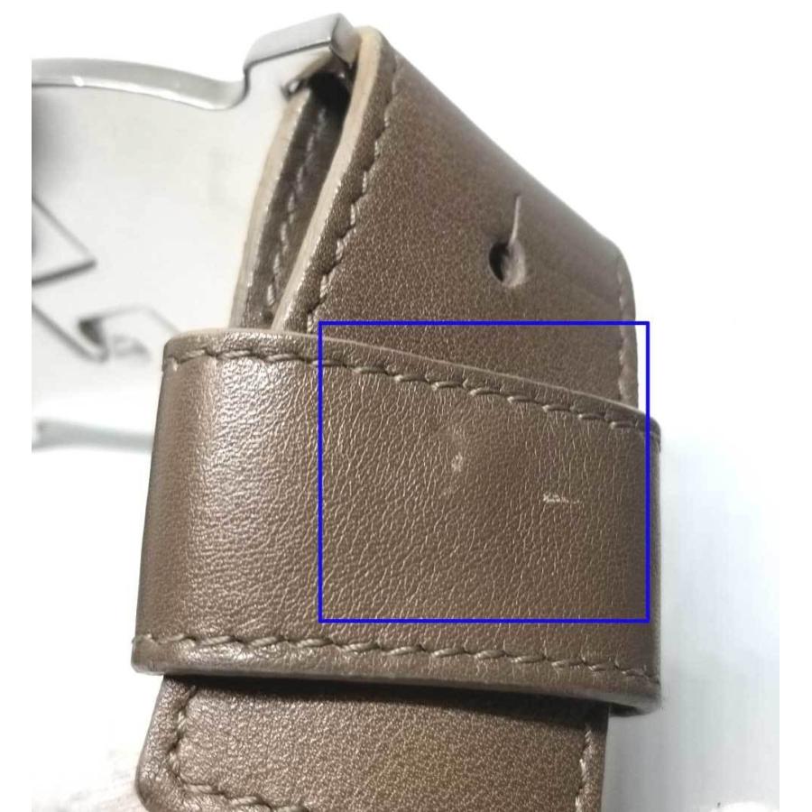 美品 ブルガリ ベルト ９５ｃｍ ベージュ ネイビー カジュアル メンズ 紳士 ブルガリブルガリ 編み込み BVLGARI 【中古】 BVLGARI（ブルガリ） 美品 ベルト 95cm ベージュ ネイビー