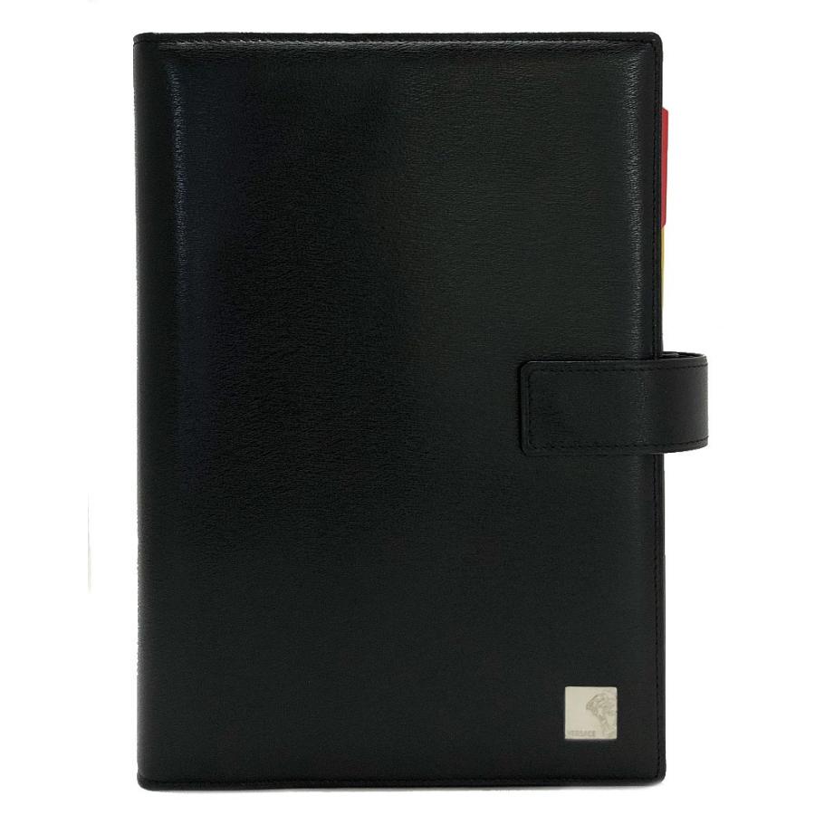 新品同様 ジャンニヴェルサーチ 手帳カバー システム手帳 A5 手帳 
