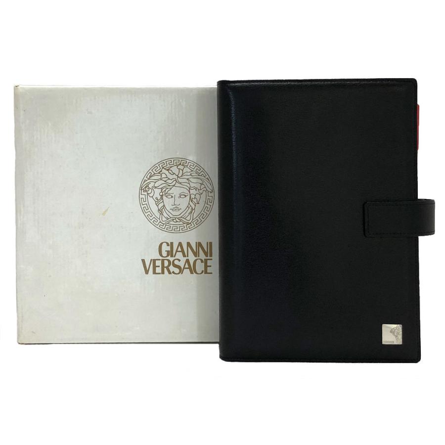 VERSACE 新品同様 ジャンニヴェルサーチ 手帳カバー システム手帳 A5 