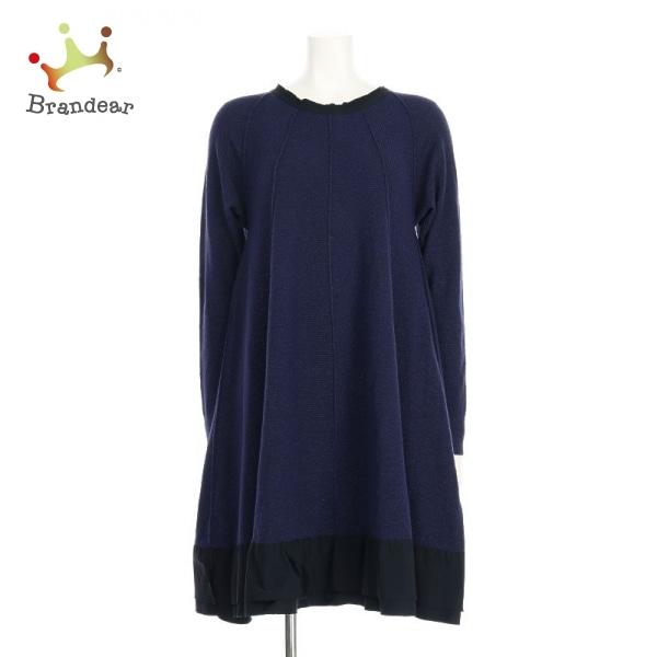 大人気商品 ランバンオンブルー ワンピース サイズm レディース ネイビー系 Aラインワンピース 新着 クーポンで半額 Www Tapspestservices Com