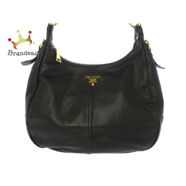 メール便なら送料無料 プラダ Prada ショルダーバッグ 黒 革タグ レザー 値下げ 1016 再値下げ Www Skylanceronline Com