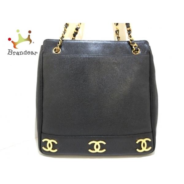 正規販売店 シャネル Chanel ショルダーバッグ トリプルココ 訳あり 黒 チェーンショルダー ゴールド金具 新着 速達メール便 Www Skylanceronline Com