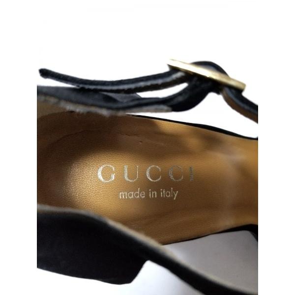 高質で安価 グッチ Gucci サンダル 37 1 2 レディース 黒 サテン エナメル レザー 新着 1215 本日超得 Mercurytechnologies Mn Com