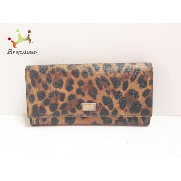 輝く高品質な ドルチェアンドガッバーナ Dolce Gabbana 長財布 訳あり ブラウン 黒 ダークブラウン 豹柄 新着 ブランディア ヤフーショップ 通販 Yahoo ショッピング ブランドショッパー付き Skylanceronline Com