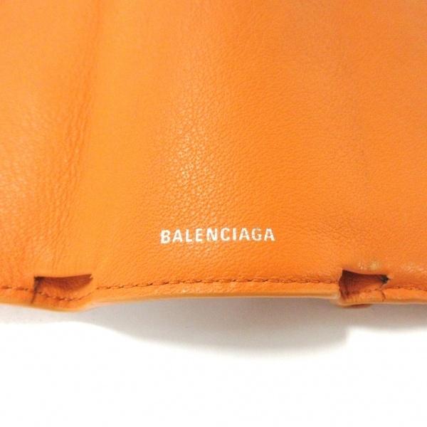 バレンシアガ Balenciaga 3つ折り財布 ペーパーミニウォレット オレンジ レザー 値下げ ブランディア ヤフーショップ 通販 Yahoo ショッピング