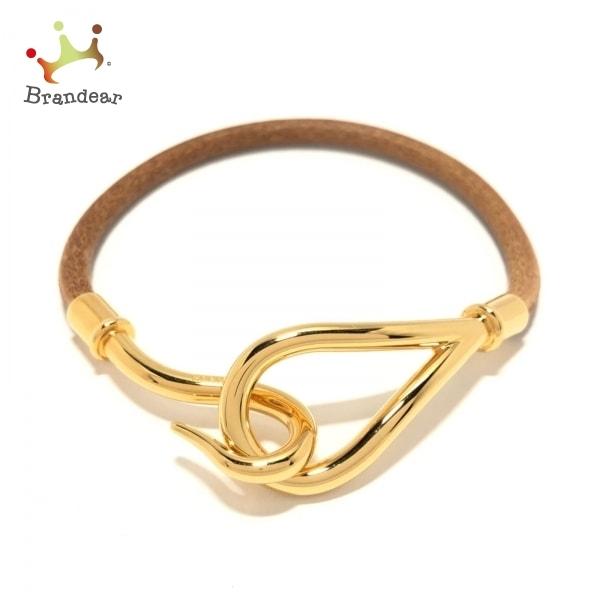 さらに値下げ エルメス Hermes ブレスレット ジャンボ レザー 金属素材 ブラウン ゴールド 新着 ブランディア ヤフーショップ 通販 Yahoo ショッピング 初売りセール Arunk Com