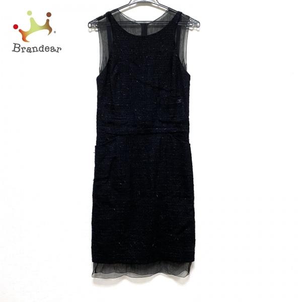 全品送料無料 シャネル Chanel ワンピース サイズ38 M レディース 美品 P 黒 新着 ブランドおしゃれ Skylanceronline Com