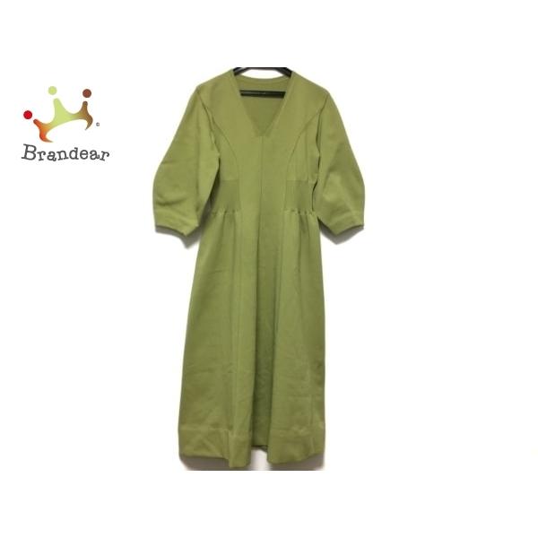 定価から3０ オフ セルフォード Celford ワンピース サイズ36 S レディース イエローグリーン 七分袖 ひざ丈 新着 保証書付 Www Skylanceronline Com