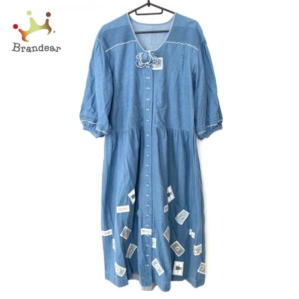 第1位獲得 ピンクハウス Pink House ワンピース レディース 美品 ライトブルー 白 マルチ 新着 プレミア商品 Www Skylanceronline Com