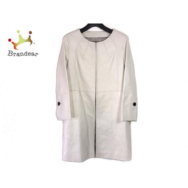 セール 登場から人気沸騰 スタニングルアー コート Lure スタニングルアー Stunning Stunning 新着 長袖 レザー 冬 白 レディース M サイズ38 コート Lure コート アウター