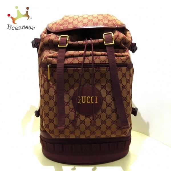 残りわずか グッチ Gucci リュックサック Gg柄 ラージバックパック ボルドー ジャガード レザー 新着 ブランディア ヤフーショップ 通販 Yahoo ショッピング 好評 Cataractresearch Org