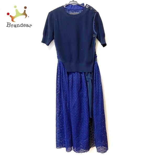 セール卸し売り サカイ Sacai ワンピース サイズ1 S レディース ネイビー ダークネイビー 値下げ 売り出し新作 Fixinox Com Br