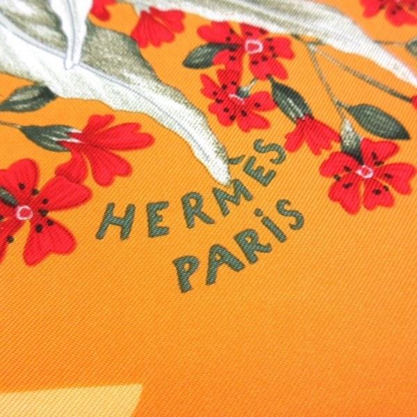 売れ筋介護用品も カレ90 スカーフ Hermes エルメス スカーフ Hermes エルメス オレンジ マルチ 2215 新着 Prairie 花柄 昆虫柄 La 財布 帽子 ファッション小物