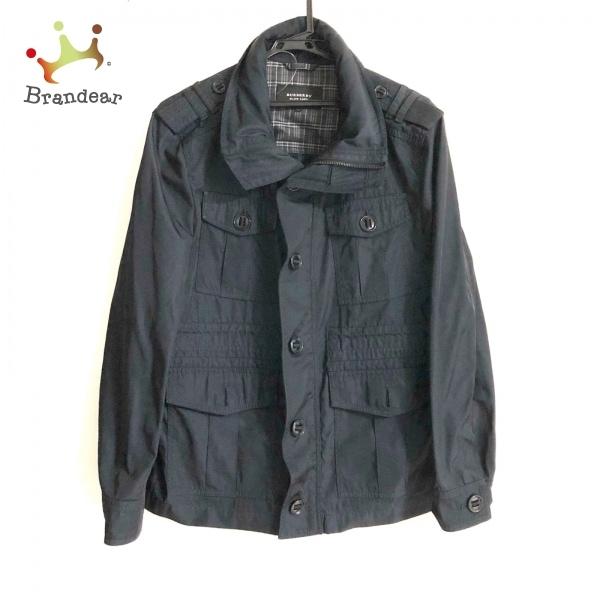 オンラインショップ サイズl ブルゾン Label Black Burberry バーバリーブラックレーベル メンズ 新着 半袖 春 黒 その他ジャケット Emrya Com