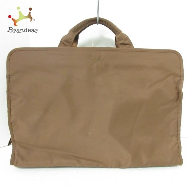 22 新作 サザビー Sazaby ビジネスバッグ 美品 ブラウン 本体ロックなし ナイロン 新着 2325