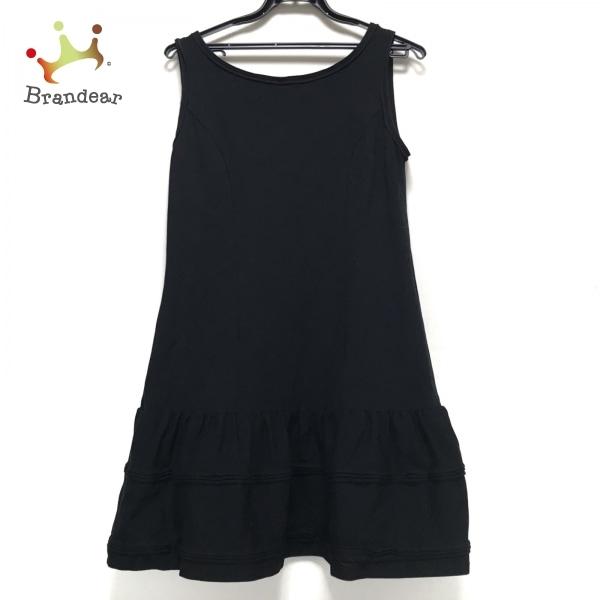 ファーストセール フォクシーニューヨーク ワンピース サイズ40 M レディース 黒 ノースリーブ ミニ ティアード 新着 2119 日本初売 Manpredict Com