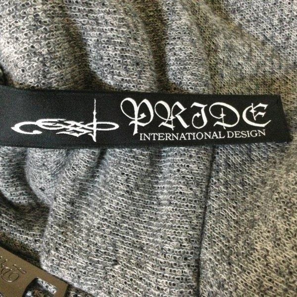 プライド PRIDE コート サイズ38 M レディース - グレー 長袖/ジップ