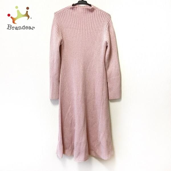 純正割引 セルフォード Celford ワンピース サイズ38 M レディース ピンク 長袖 ロング ニット ラメ 新着 2118 おすすめポイント Www Superavila Com